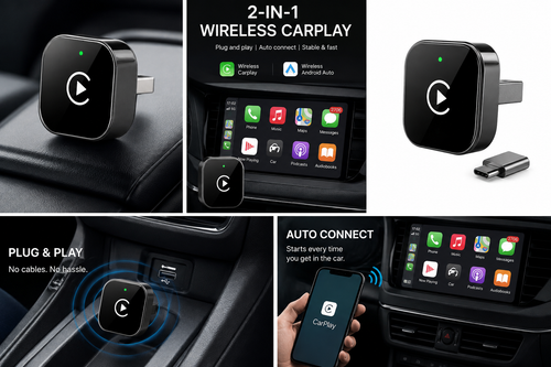 2-in-1 Wireless Carplay