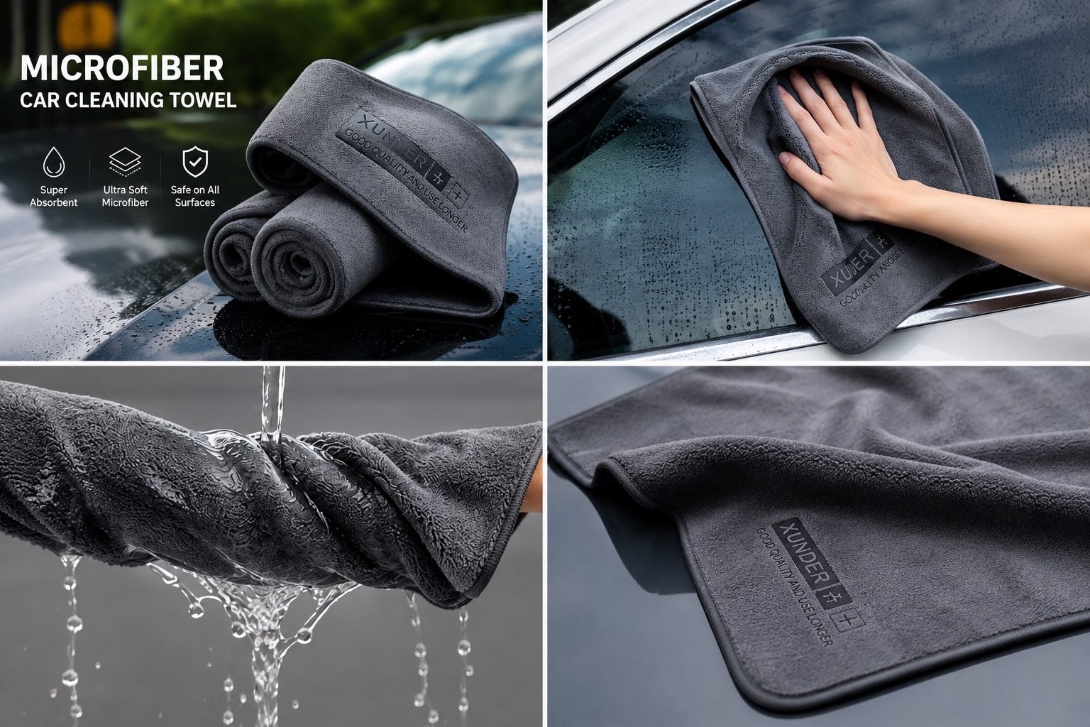 GoodmanGoods Microfiber Towel